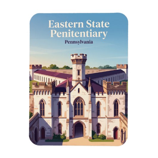 Eastern State Penitentiary Pennsylvania Magneet (Verticaal)