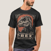 Eastern T-Rex | portret van een dinosaurus T-shirt (Voorkant)