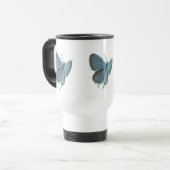 Eastern Tailed Blue Butterfly Travel Mug Reisbeker (Voorkant links)