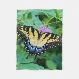 Eastern Tiger Swallowtail Butterfly Fleece Deken