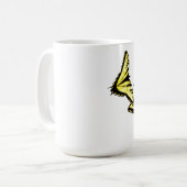 Eastern Tiger Swallowtail Butterfly Foto Koffiemok (Voorkant links)
