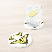 Eastern Tiger Swallowtail Butterfly Foto Zandsteen Onderzetter (Zijkant)