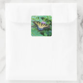 Eastern Tiger Swallowtail Butterfly Vierkante Sticker (Tas)