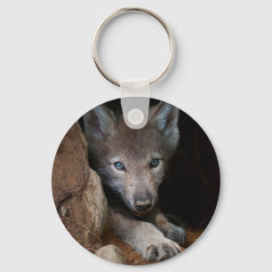 Eastern Timber Wolf Sleutelhanger