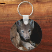 Eastern Timber Wolf Sleutelhanger (Voorkant)