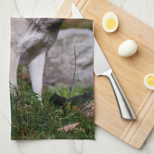 Eastern Timber Wolf Theedoek (Quarter Fold)