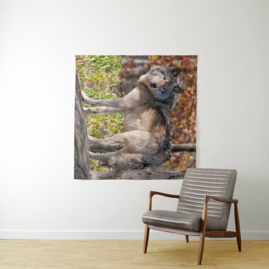 Eastern Timber Wolf Wandkleed (In Situ (horizontaal))