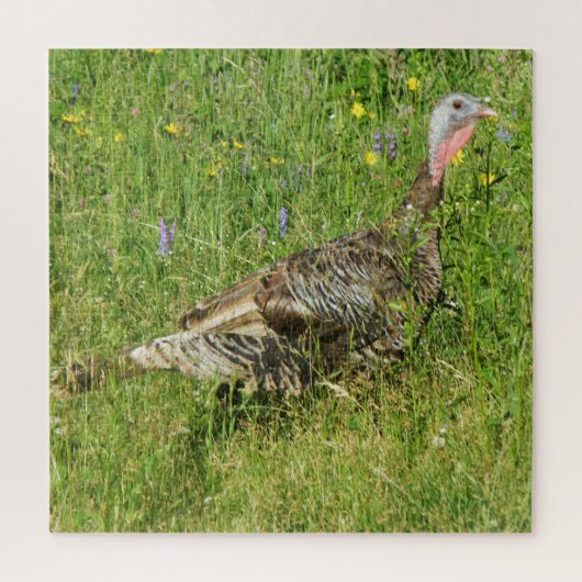 Eastern Wild Turkey Hen Puzzle Legpuzzel (Verticaal)