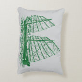 Eastern Winds Pillow - Tijdloze Junk Boat Accent Kussen (Achterkant (Verticaal))