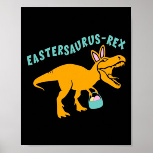 Eastersaurus Pasen Dinosaurus Cadeau Voor Tiener J Poster