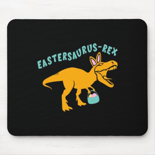 Eastersaurus Pasen Dinosaurus Cadeau Voor Tienerjo Muismat (Voorkant)