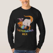 Eastersaurus Rex Easter Rex Dinosaur Bunny Kids Di T-shirt (Voorkant)