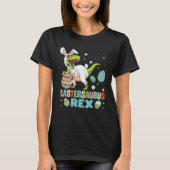 Eastersaurus Rex Trex Easter Bunny Dino Boys Kids  T-shirt (Voorkant)