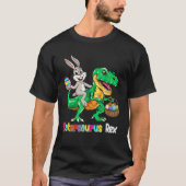 Eastersaurus Rex Trex Easter Bunny Dino Boys Kids  T-shirt (Voorkant)
