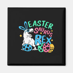 Eastersaurus T-rex Pasen Dag T-shirt, Schattig Pas Magneet