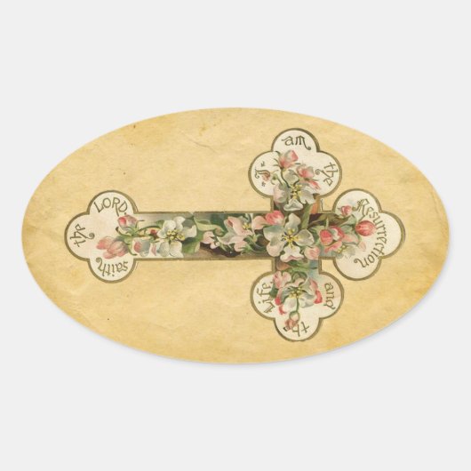 -eastersticker ovale sticker (Voorkant)