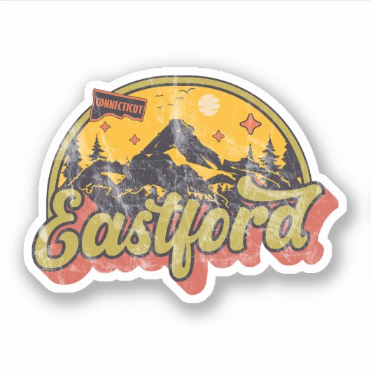 Eastford, Connecticut Sticker (Voorkant)