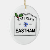 Eastham MA Keramisch Ornament (Rechts)
