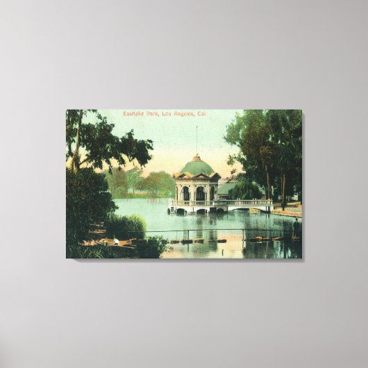 EastLake Park Scene Canvas Afdruk (Voorkant)