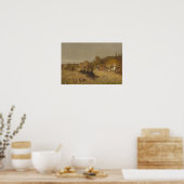 Eastman Johnson - Husking Bee, Island of Nantucket Poster (Keuken)