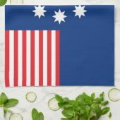 Easton city flag america Pennsylvania Theedoek (Gevouwen)