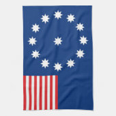 Easton city flag america Pennsylvania Theedoek (Verticaal)