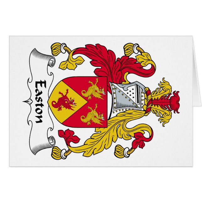Easton Family Crest (Voorkant Horizontaal)
