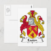 Easton Family Crest Briefkaart (Voorkant / Achterkant)