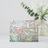 EASTON MD,  Map Briefkaart (Staand voorkant)