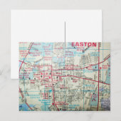 EASTON MD,  Map Briefkaart (Voorkant / Achterkant)