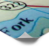 Easton, MD Map Poster (Hoek)