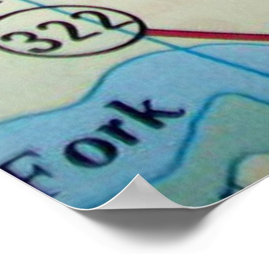 Easton, MD  Map Poster (Hoek)