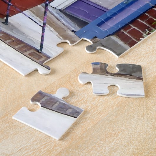 Easton PA - Buiten zitten Legpuzzel (Zijkant)