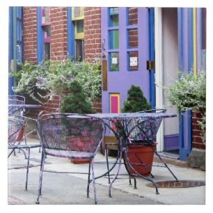 Easton PA - Buiten zitten Tegeltje