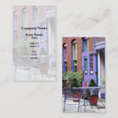 Easton PA - Buiten zitten Visitekaartje (Voorkant / Achterkant)