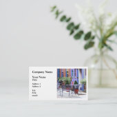 Easton PA - Buiten zitten Visitekaartje (Staand voorkant)