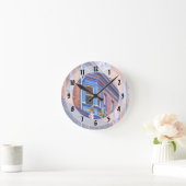 Easton PA - Straat met erker Ronde Klok (Huis)