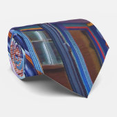 Easton PA - Straat met erker Stropdas (Opgerold)