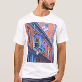 Easton PA - Straat met erker T-shirt (Voorkant)