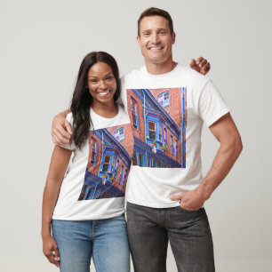 Easton PA - Straat met erker T-shirt