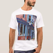 Easton PA - Straat met open deur T-shirt (Voorkant)