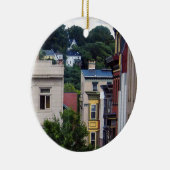 Easton PA - Uitzicht uit raam Keramisch Ornament (Rechts)