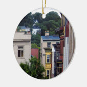 Easton PA - Uitzicht uit raam Keramisch Ornament (Links)