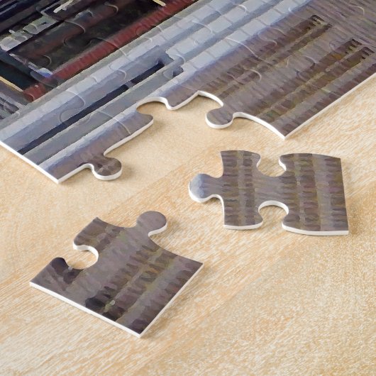 Easton PA - Uitzicht uit raam Legpuzzel (Zijkant)