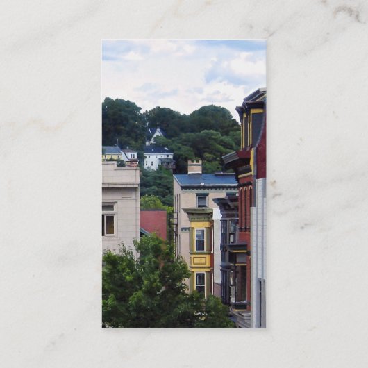 Easton PA - Uitzicht uit raam Visitekaartje (Achterkant)