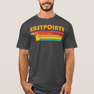 Eastpointe Michigan Vintage Verdrietig Souvenir T-shirt