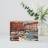 Eastport, Maine, High Tide, verscheept in Port Briefkaart (Staand voorkant)