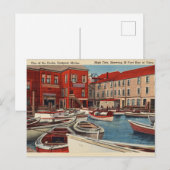 Eastport, Maine, High Tide, verscheept in Port Briefkaart (Voorkant / Achterkant)