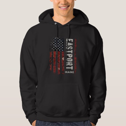 Eastport Maine Hoodie (Voorkant)