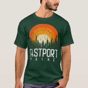 Eastport Maine ME Shirt Retro Style 70s 80